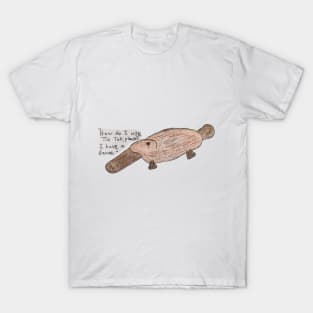 An Influential Platypus T-Shirt